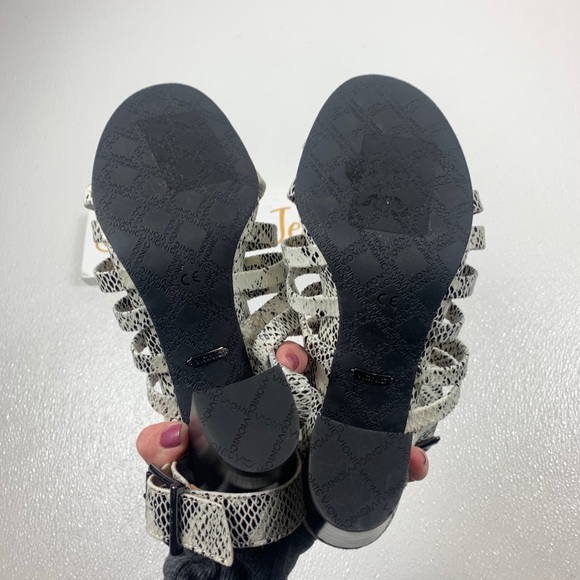 Vionic Sami Caged Block Heel Sandals Snake NWOT - Picture 5 of 8